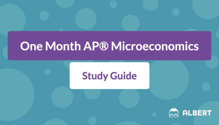 One Month AP® Microeconomics Study Guide