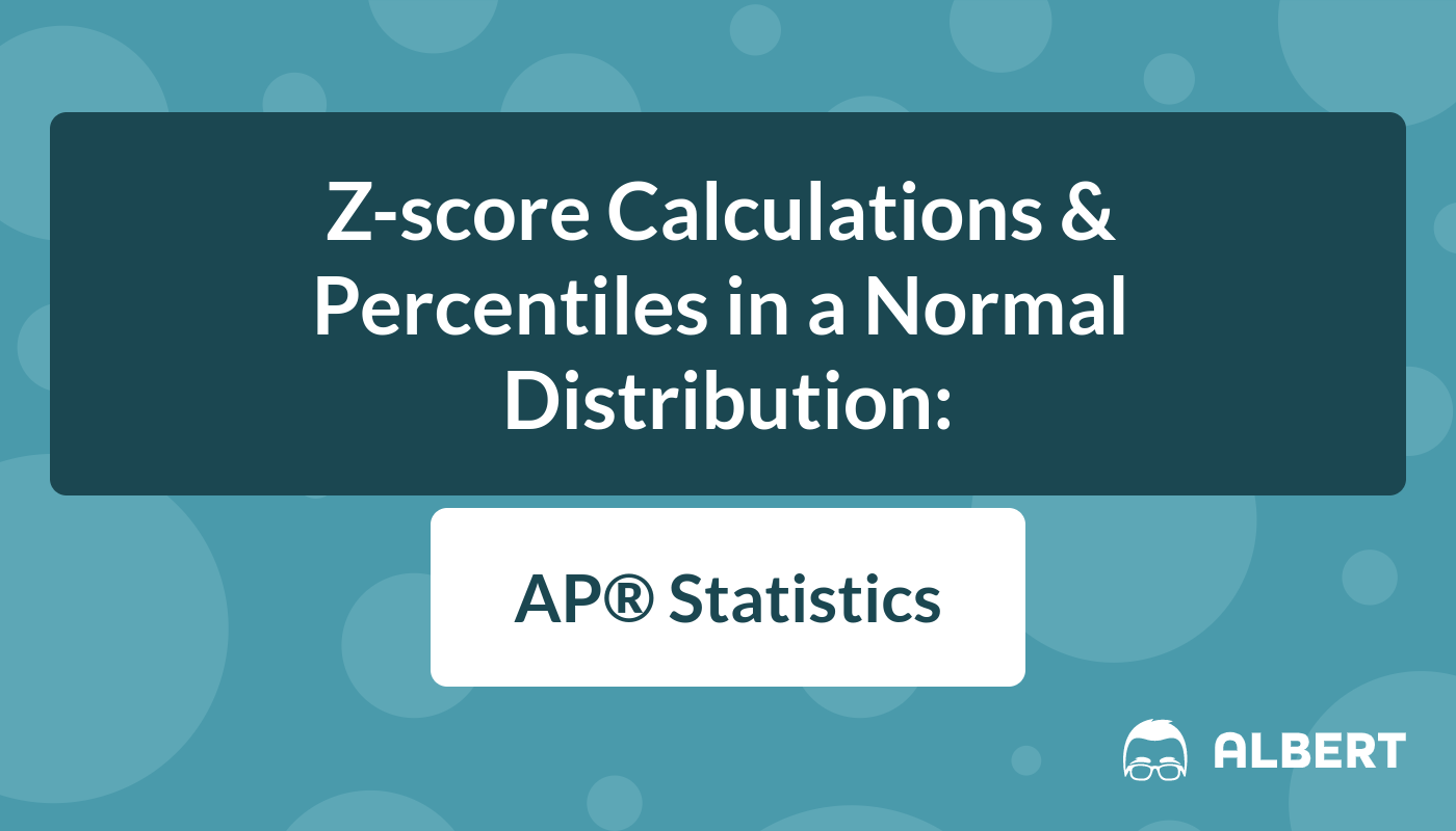 Z score Calculations Percentiles In A Normal Distribution