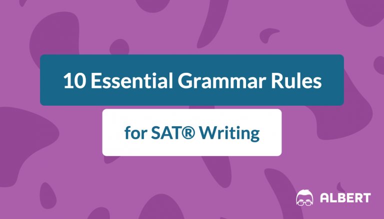 10 essential sat grammar rules