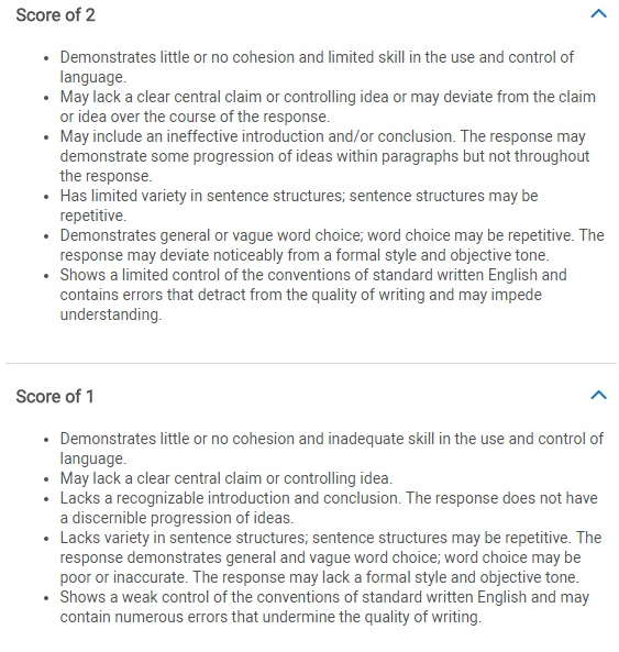 6th Grade Presentation Rubric Middle School