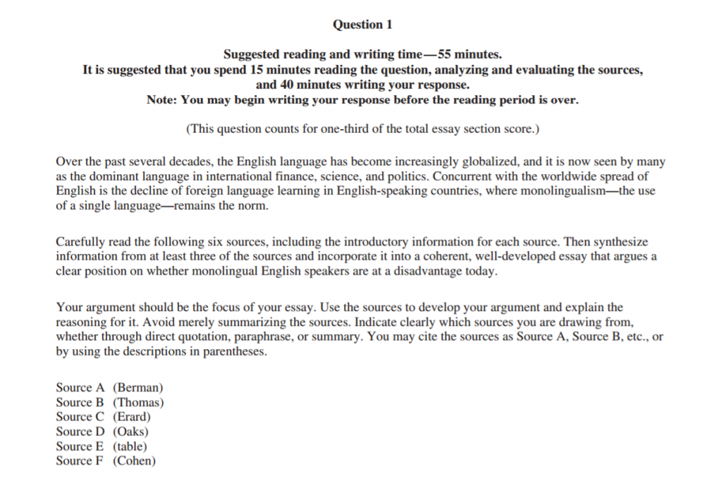 How to Approach AP® English Language FreeResponse Questions Albert.io