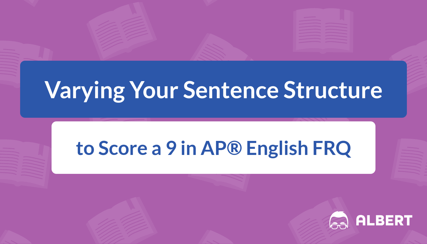 how to vary sentence structure