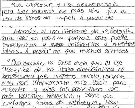 ap spanish essay example