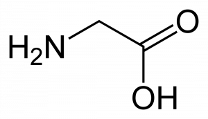 Structure of glycine