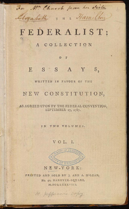 Federalist Papers - AP® US History