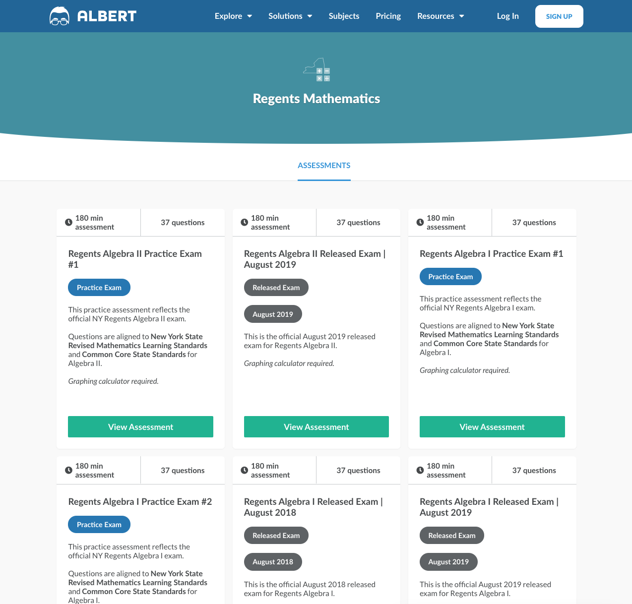 The Best Algebra 1 Regents Study Guide 30 Days Albert Resources