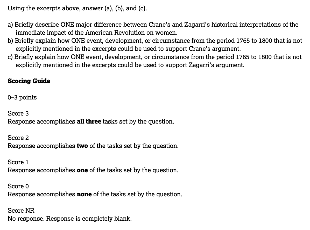 2010 ap united states history free response questions answers