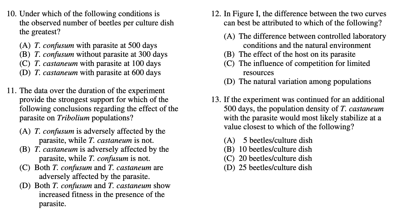 ap biology ecology essay questions