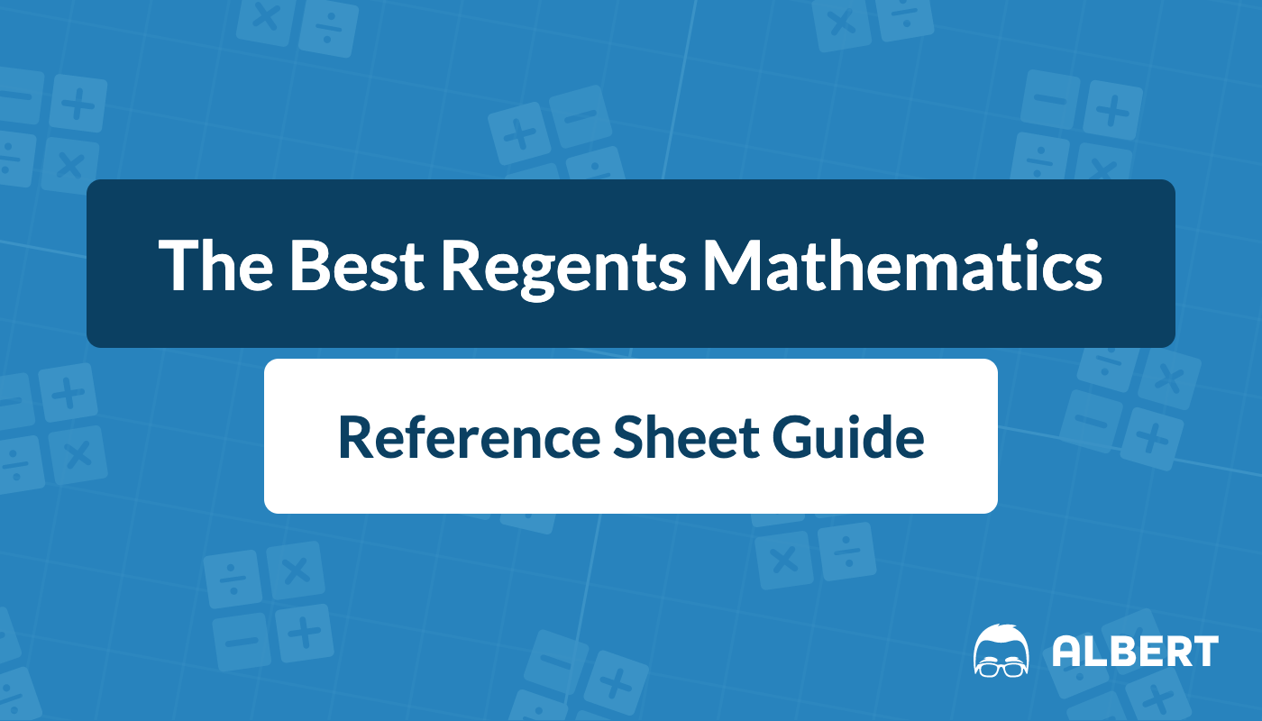 Regents Mathematics Reference Sheet