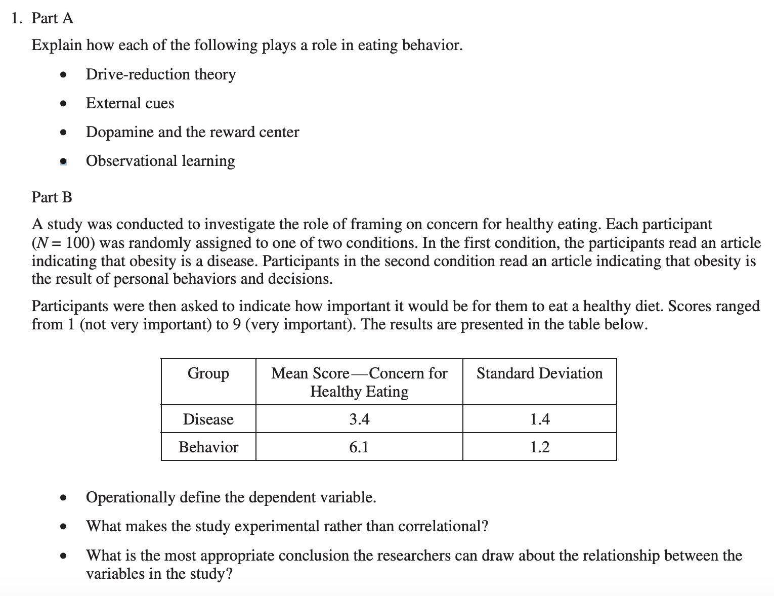 ap psychology frq examples with answers