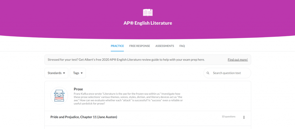 AP® English Literature Practice Questions