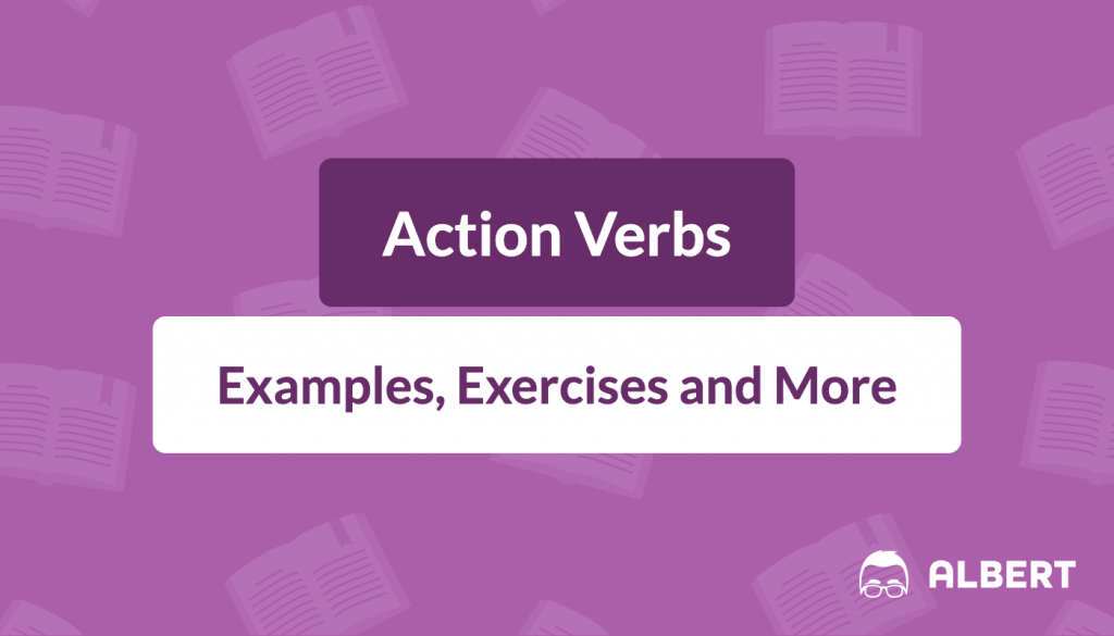 action verbs examples and exercises