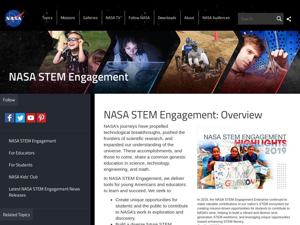 NASA STEM Engagement