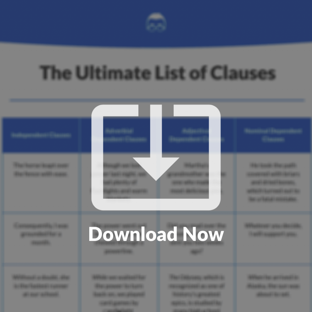 The Ultimate List of Clauses