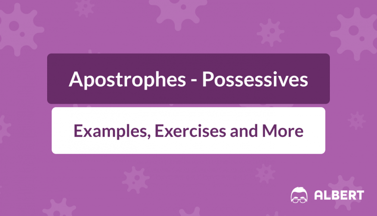 apostrophes - possessives