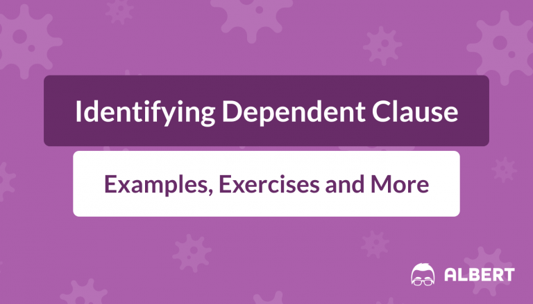 identifying dependent clauses