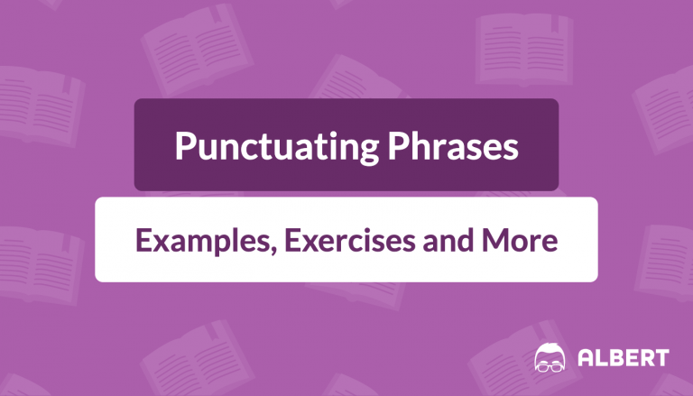 punctuating phrases