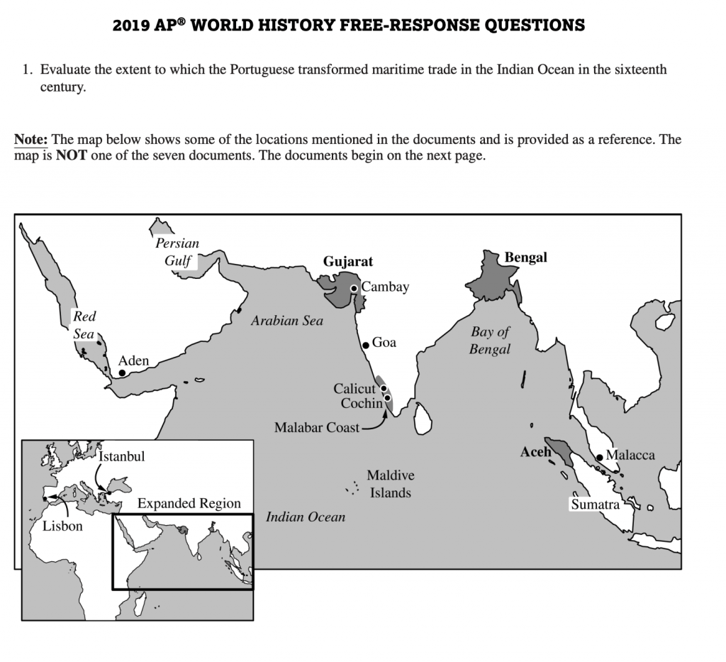 ap world essay prompts