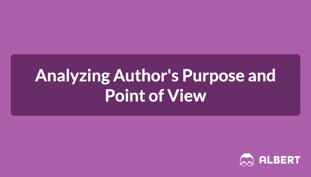 book report point of view