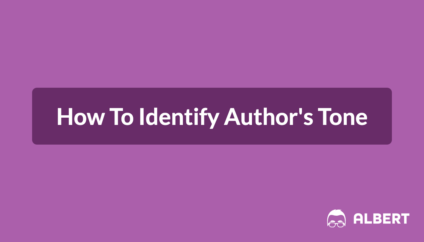 How To Identify Author's Tone