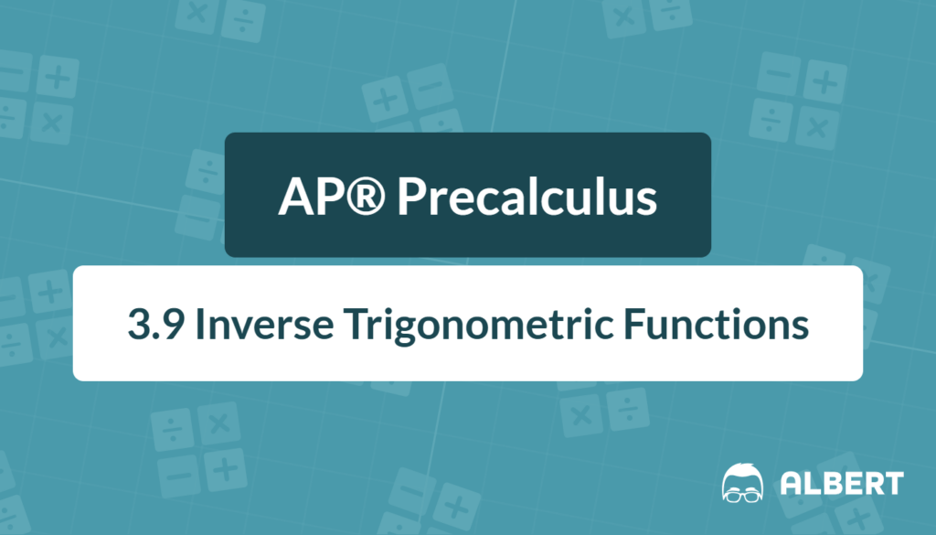 inverse trig functions