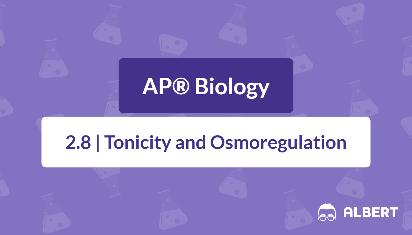 osmosis and tonicity