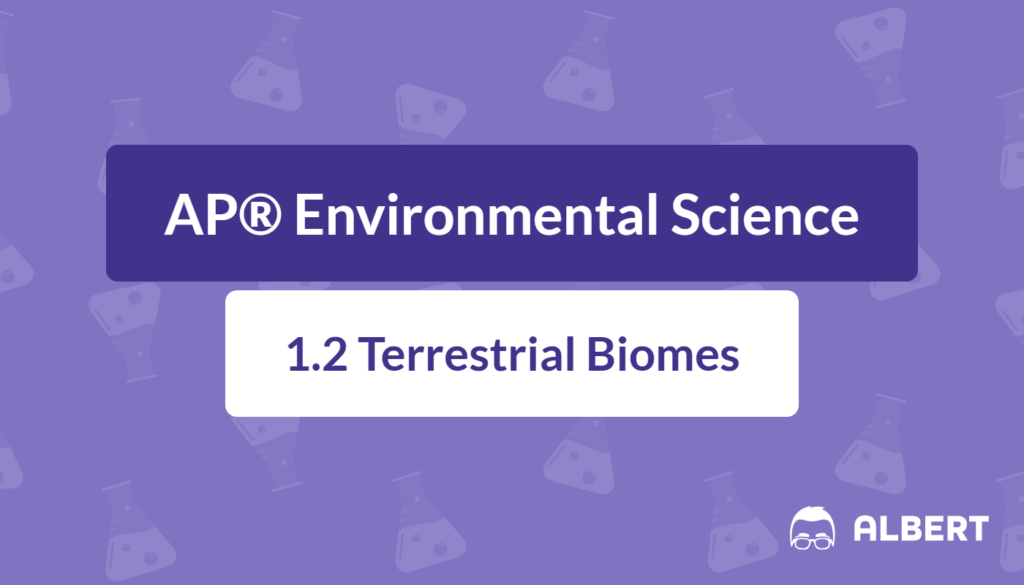 terrestrial biomes