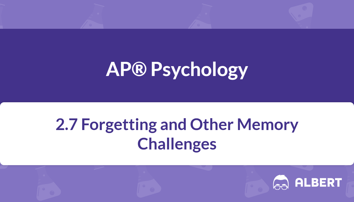 Forgetting