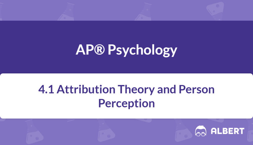 Attribution Theory