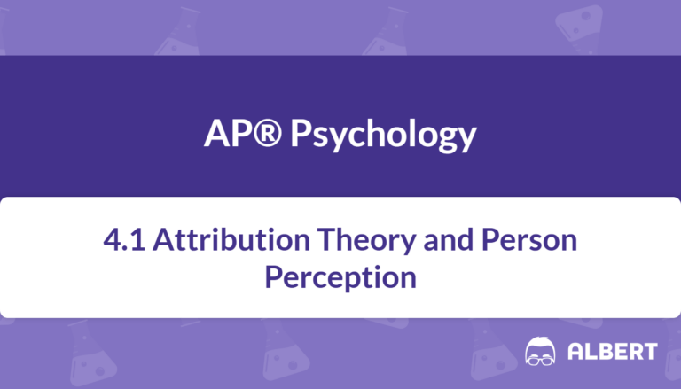Attribution Theory