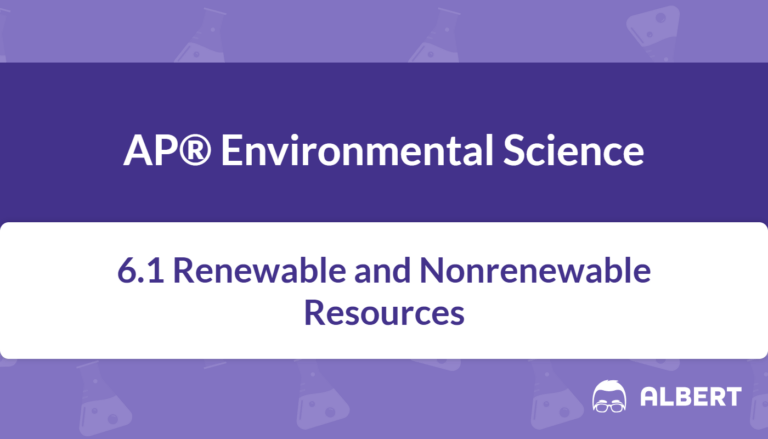 renewable and nonrenewable resources