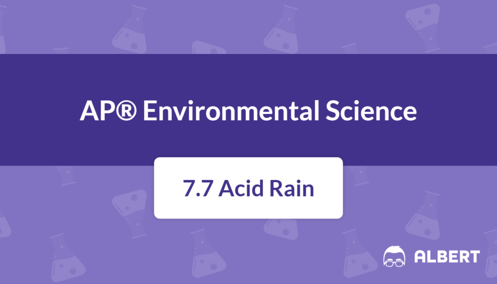 what causes acid rain