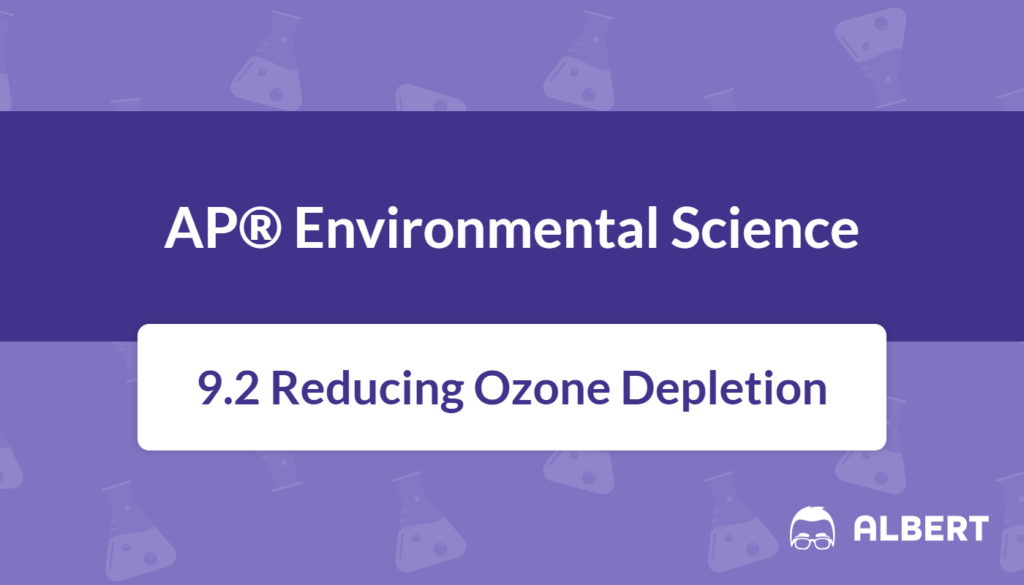 what causes ozone depletion