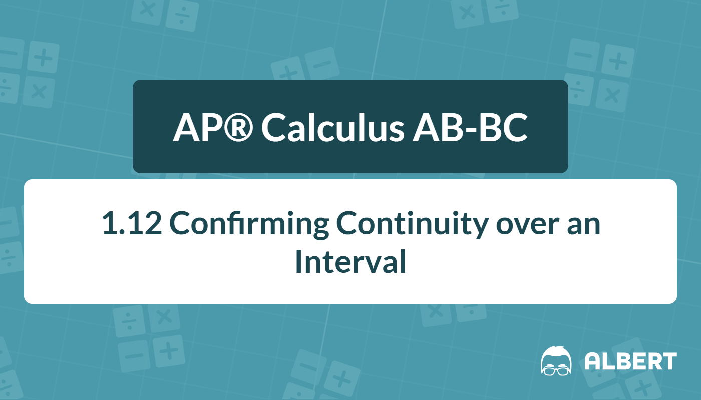 how to tell if a function is continuous