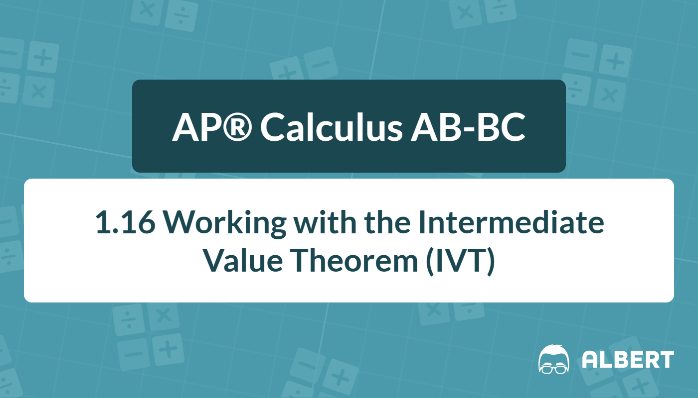What is the intermediate value theorem