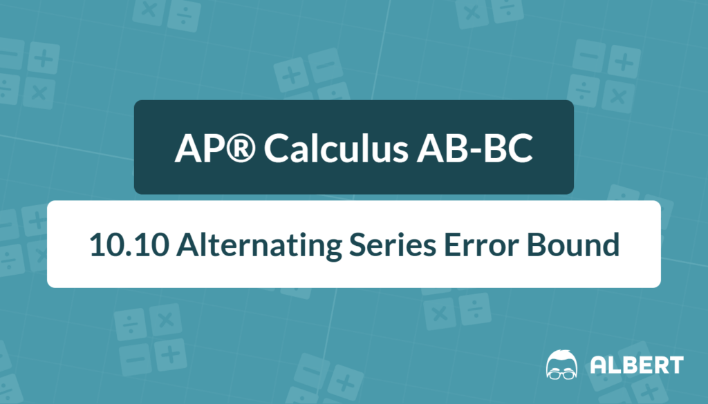 alternating series error bound