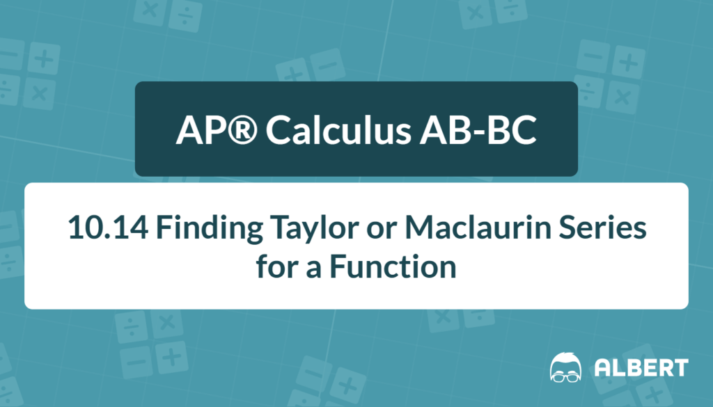 maclaurin series formula