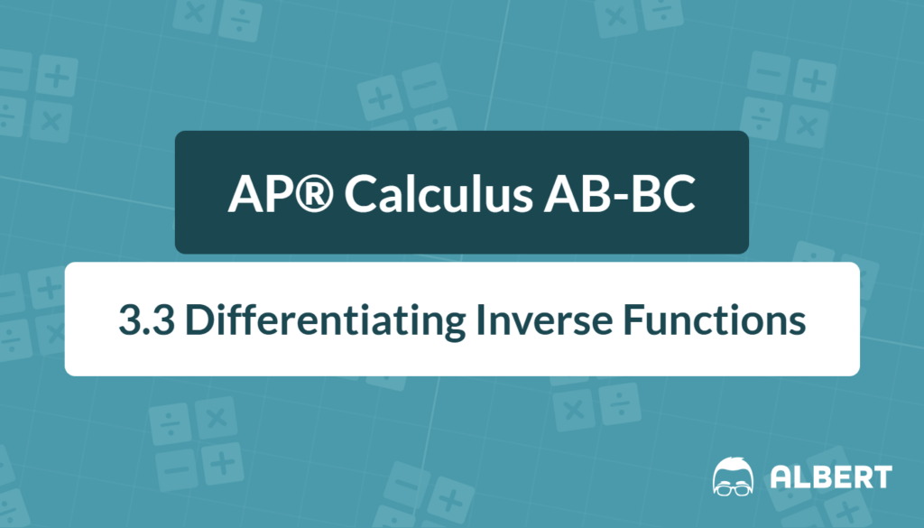 derivative of an inverse function