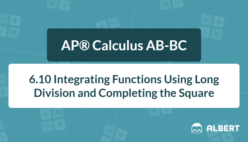 integration using completing the square