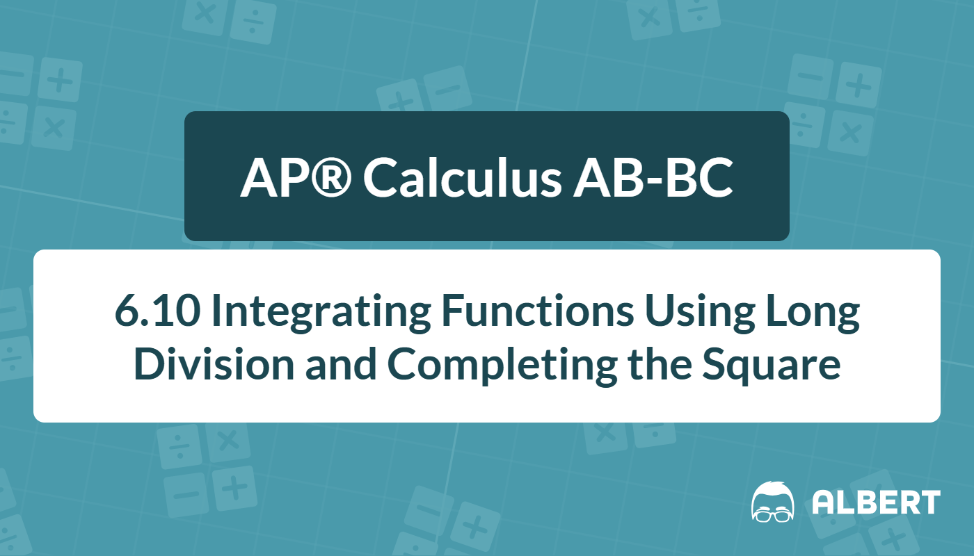 integration using completing the square