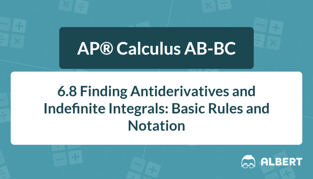 antiderivative rules