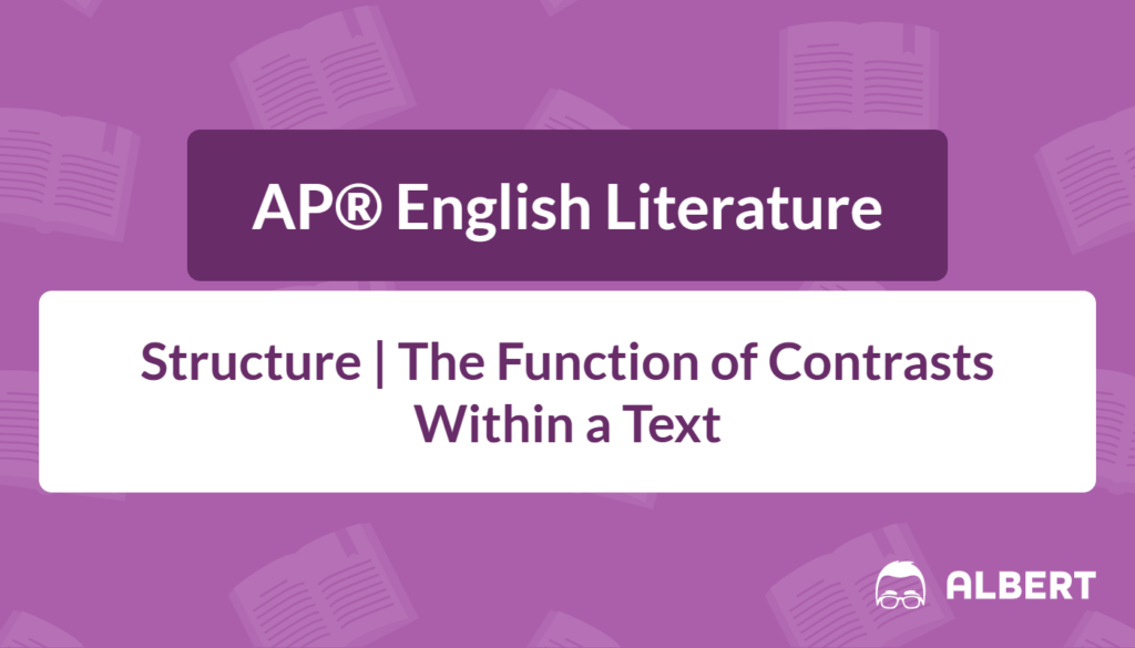 compare and contrast text structure