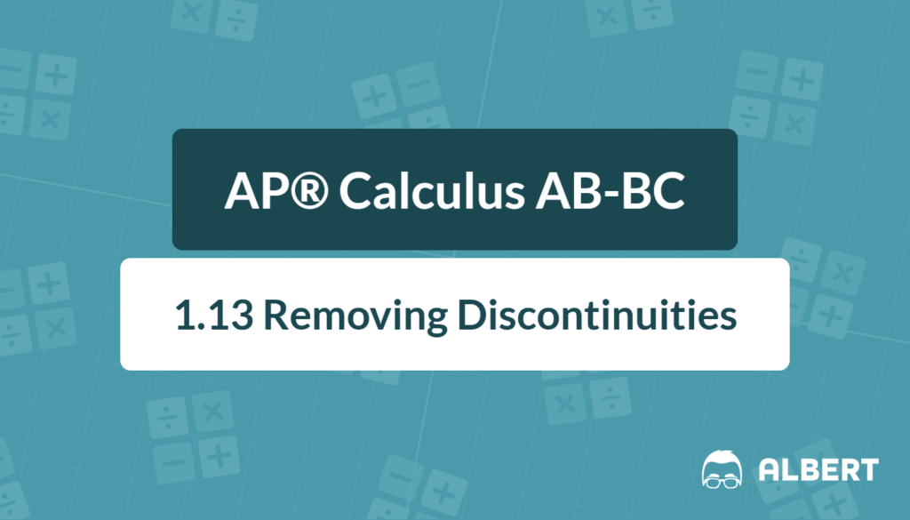 What is a removable discontinuity