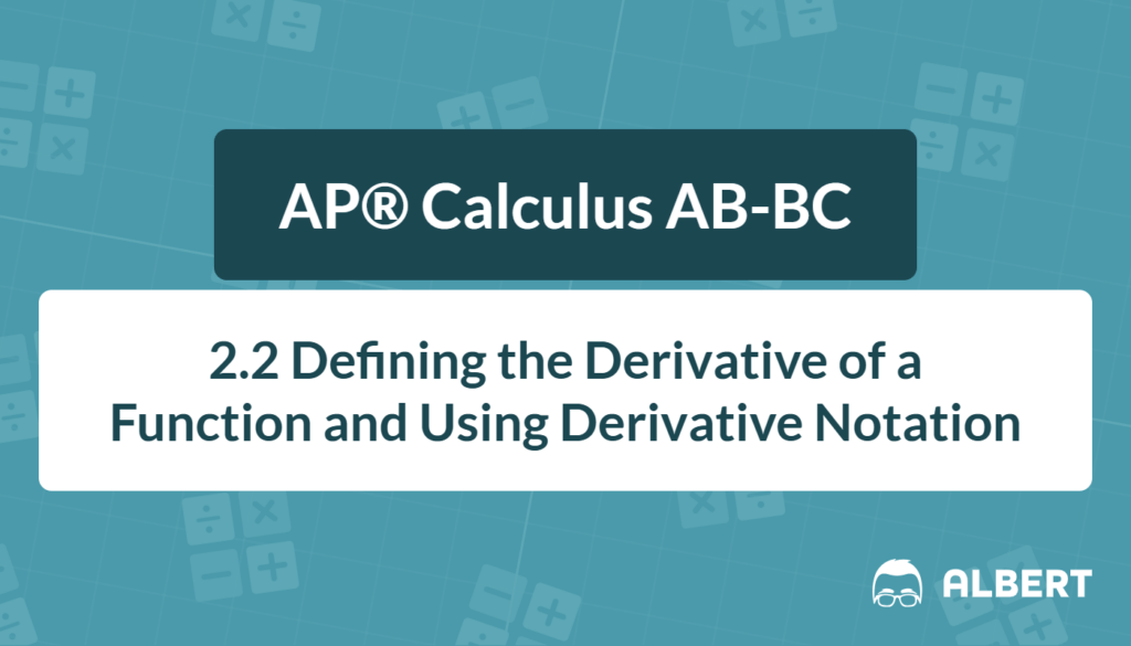 derivative notation
