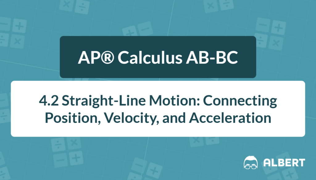 particle motion calculus