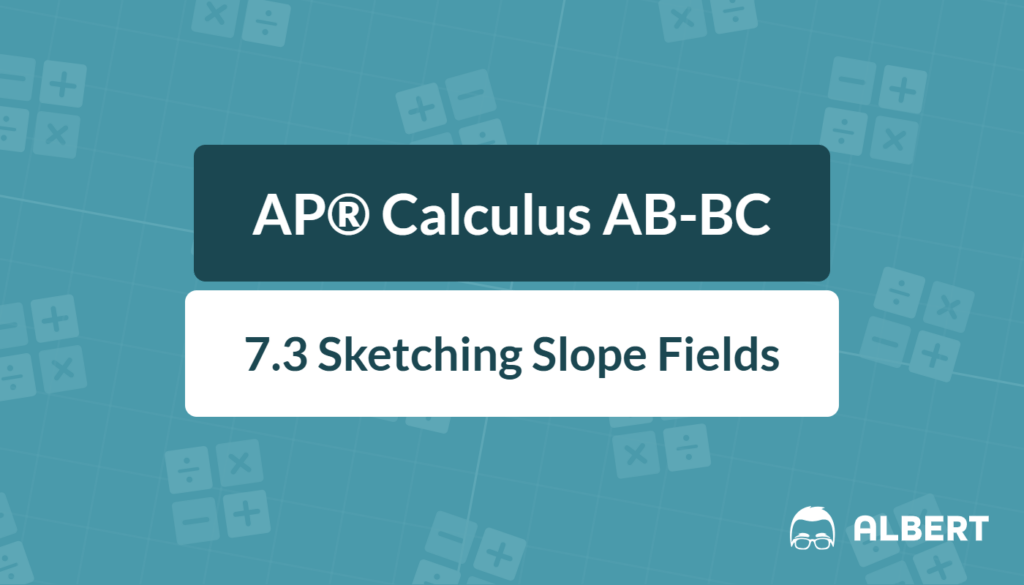 how to sketch a slope field