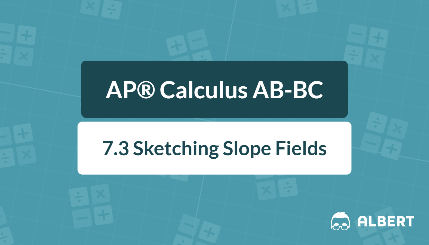 how to sketch a slope field