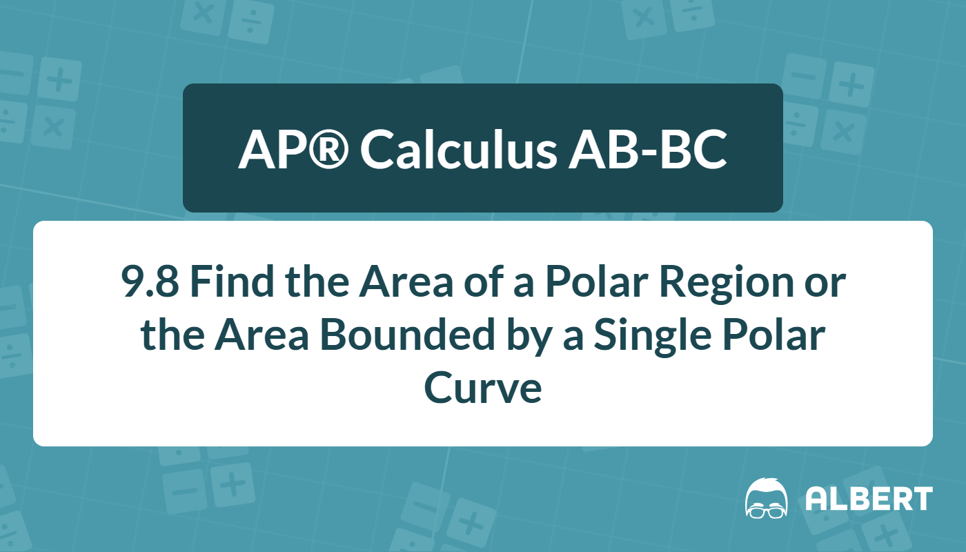 area of a polar curve