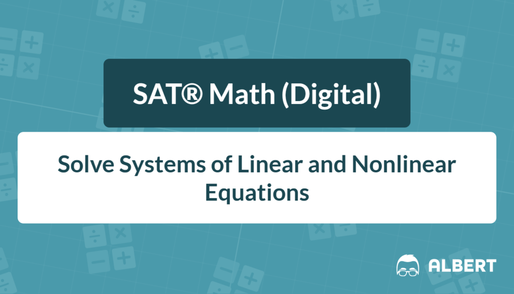 solve nonlinear system of equations​